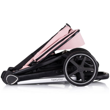 Carucior Chipolino Marbella 3 in 1, de la nastere pana la 22 kg, include scoica auto i-size, cadru usor, pliere compacta, sezut reversibil, gentuta inclusa, Pink marshmallow [10]