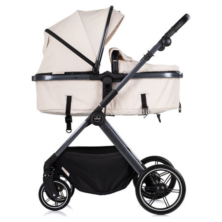 Carucior Chipolino Pearl 2 in 1, Sezut reversibil, Husa de picioare, Gentuta parinti, Pana la 22 kg, Cashmere [7]