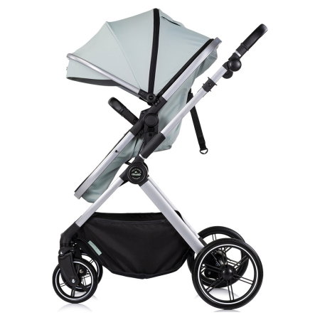 Carucior Chipolino Pearl 2 in 1, Sezut reversibil, Husa de picioare, Gentuta parinti, Pana la 22 kg, Matcha [3]