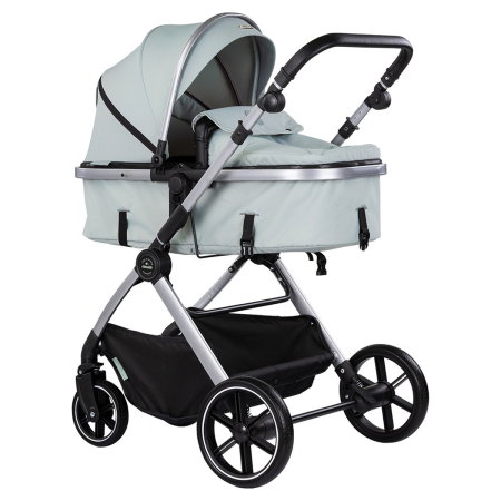 Carucioare 2 in 1 - Carucior Chipolino Pearl 2 in 1, Sezut reversibil, Husa de picioare, Gentuta parinti, Pana la 22 kg, Matcha