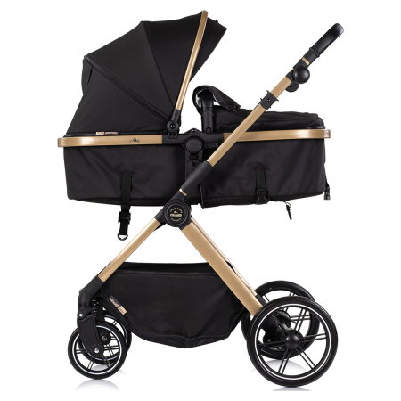 Carucior Chipolino Pearl 2 in 1, Sezut reversibil, Husa de picioare, Gentuta parinti, Pana la 22 kg, Noir [7]
