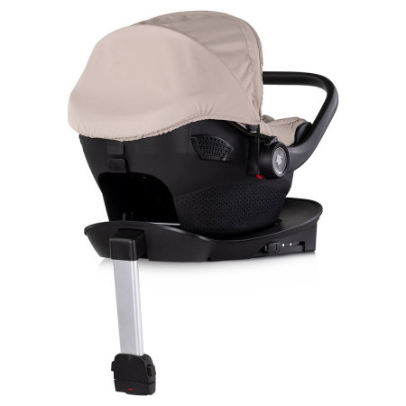 Carucior Chipolino Pearl 3 in 1, Cu scoica auto, Sezut reversibil, Husa de picioare, Gentuta parinti, Pana la 22 kg, Latte [16]