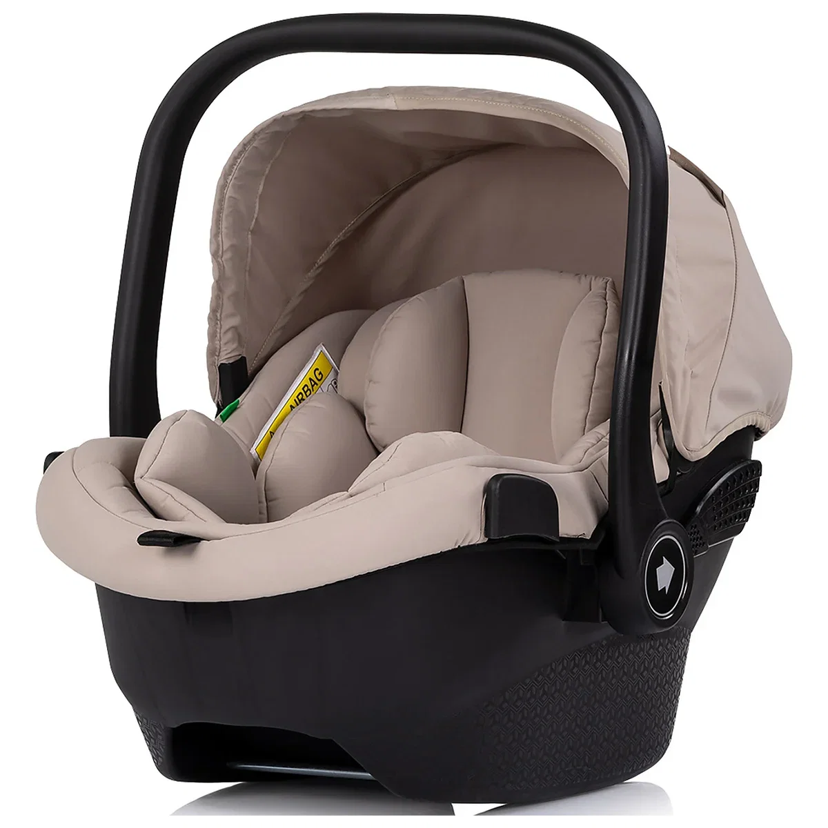 Carucior Chipolino Pearl 3 in 1, Cu scoica auto, Sezut reversibil, Husa de picioare, Gentuta parinti, Pana la 22 kg, Latte [13]