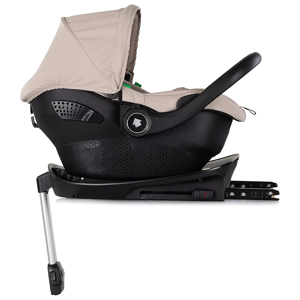 Carucior Chipolino Pearl 3 in 1, Cu scoica auto, Sezut reversibil, Husa de picioare, Gentuta parinti, Pana la 22 kg, Latte [17]