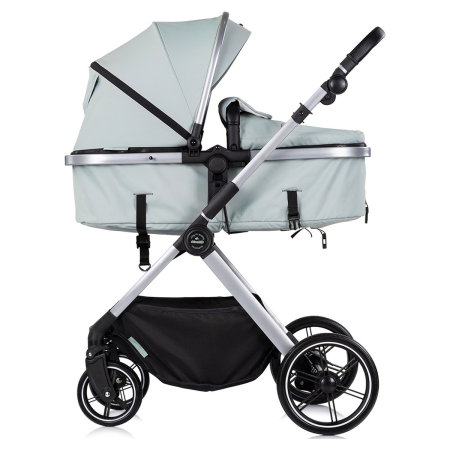 Carucior Chipolino Pearl 3 in 1, Cu scoica auto, Sezut reversibil, Husa de picioare, Gentuta parinti, Pana la 22 kg, Matcha [8]