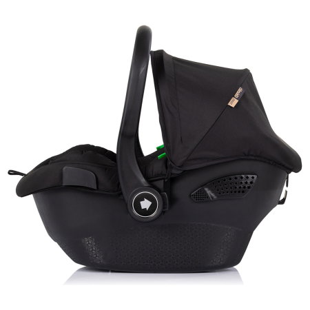 Carucior Chipolino Pearl 3 in 1, Cu scoica auto, Sezut reversibil, Husa de picioare, Gentuta parinti, Pana la 22 kg, Noir [14]