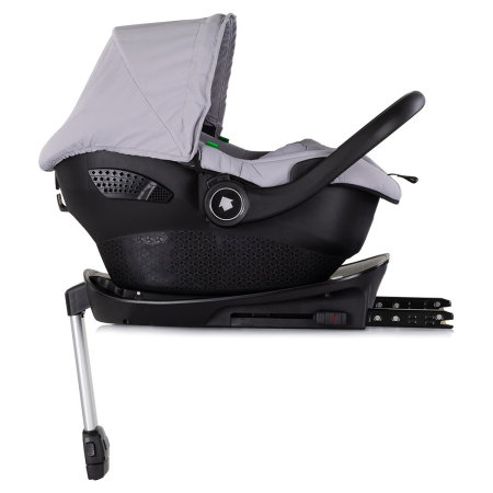 Carucior Chipolino Pearl 3 in 1, Cu scoica auto, Sezut reversibil, Husa de picioare, Gentuta parinti, Pana la 22 kg, Platinum [21]