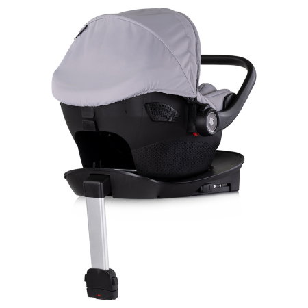 Carucior Chipolino Pearl 3 in 1, Cu scoica auto, Sezut reversibil, Husa de picioare, Gentuta parinti, Pana la 22 kg, Platinum [20]