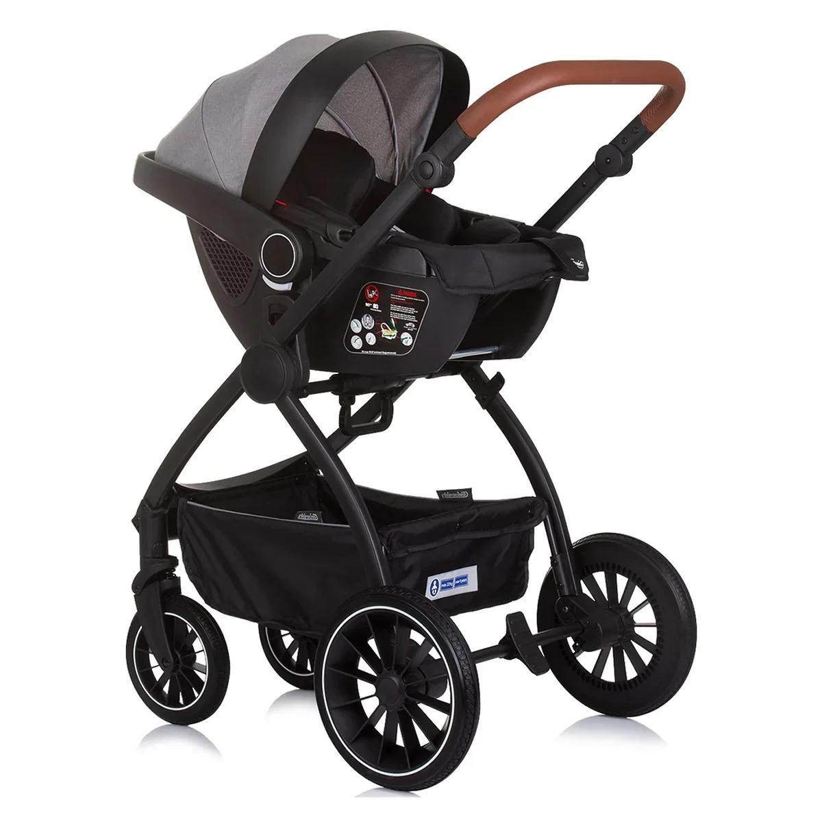 Carucior Chipolino Prestige 3 in 1 cloud grey 0 luni [13]