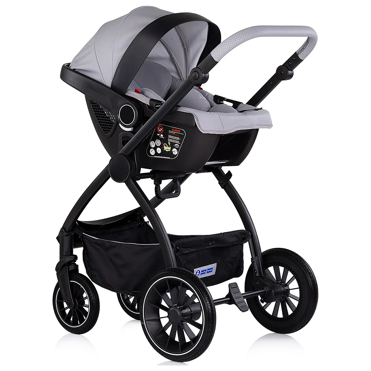 Carucior Chipolino Prestige 3 in 1, Platinum 0 luni [13]