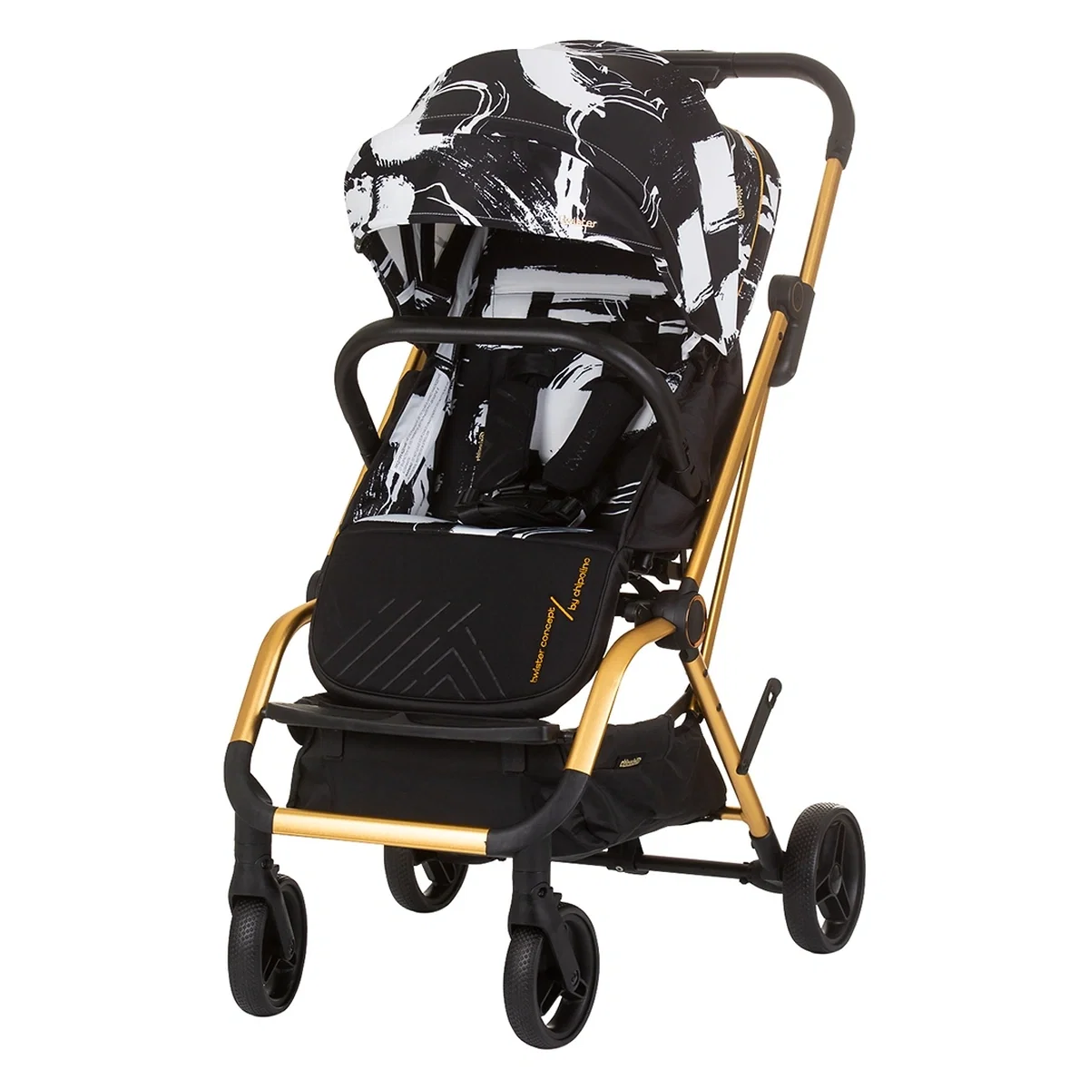 Carucioare sport - Carucior Chipolino Twister ink art cu sezut rotativ 4 ani