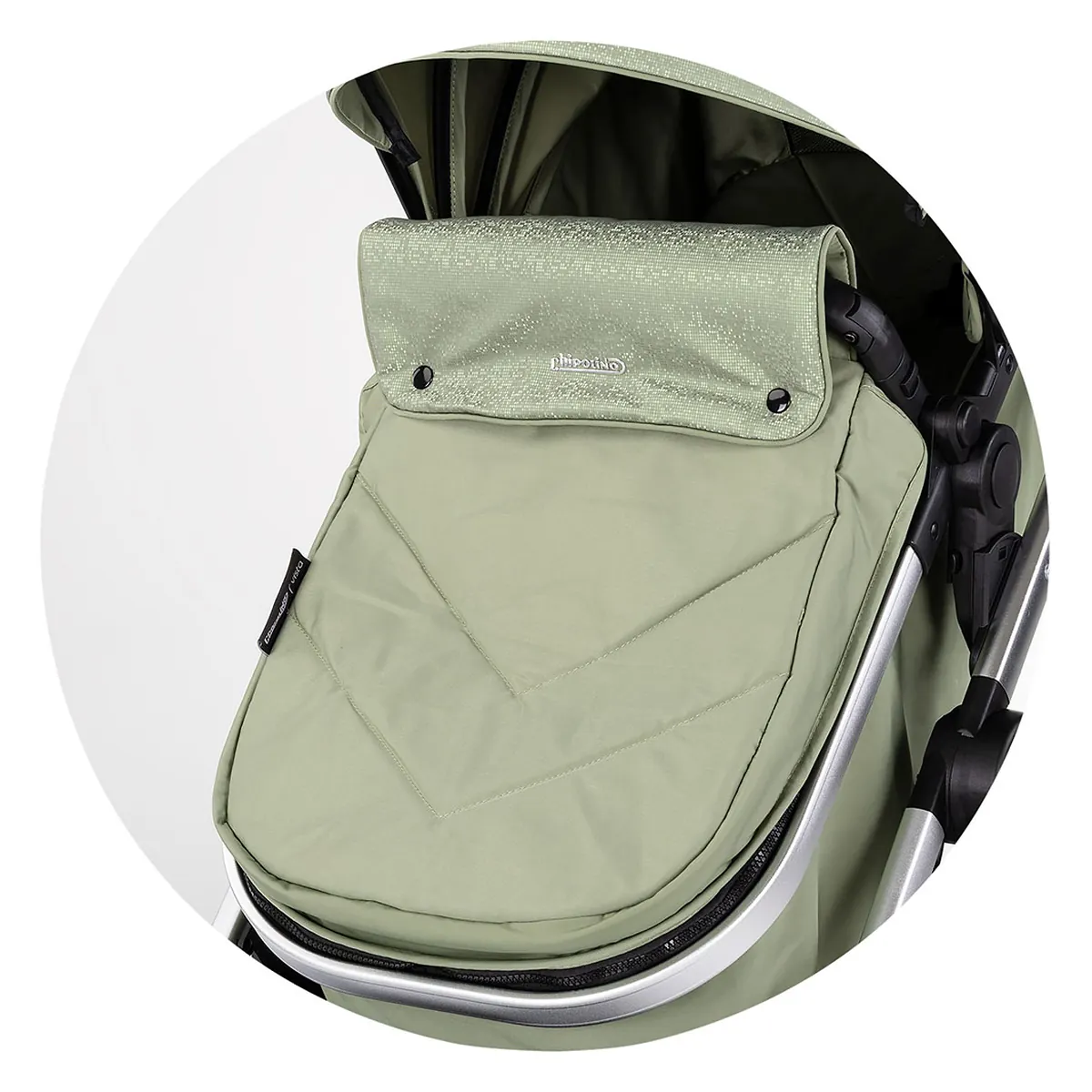 Carucior Chipolino Vista 2 in 1 basil 0 luni [12]