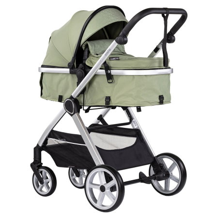 Carucioare 2 in 1 - Carucior Chipolino Vista 2 in 1 basil 0 luni