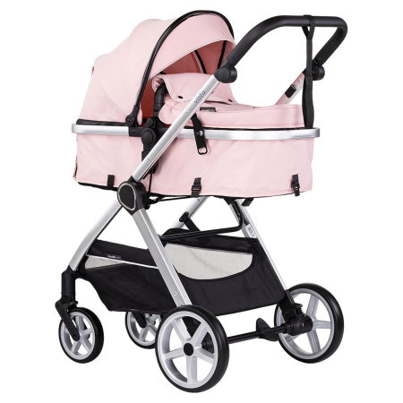 Carucioare 2 in 1 - Carucior Chipolino Vista 2 in 1 pink marshmallow 0 luni