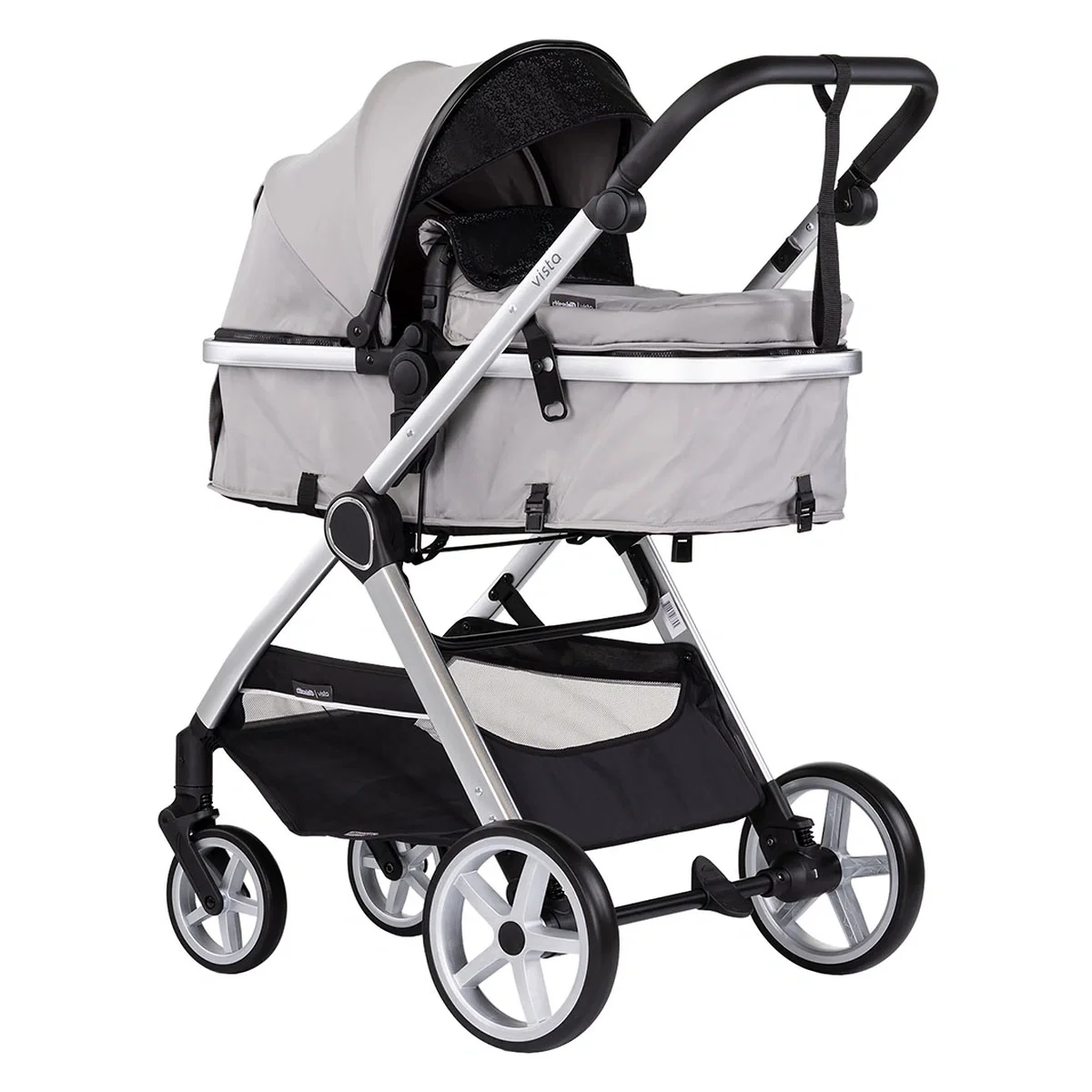 Carucioare 2 in 1 - Carucior Chipolino Vista 2 in 1 cloud grey 0 luni