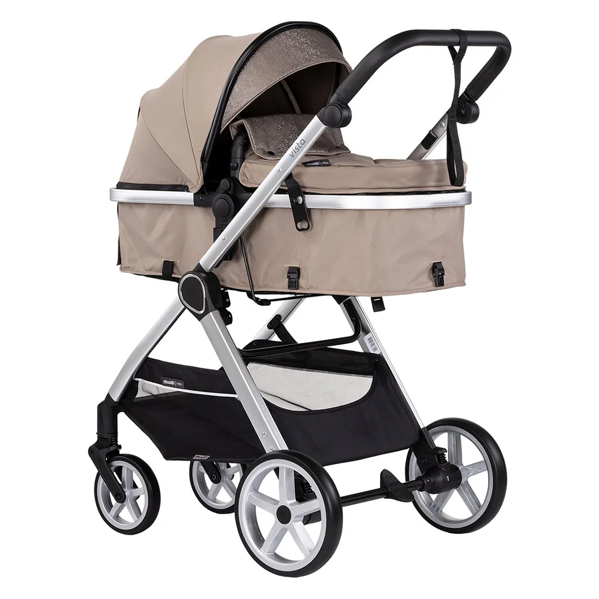 Carucioare 2 in 1 - Carucior Chipolino Vista 2 in 1 tiramisu 0 luni