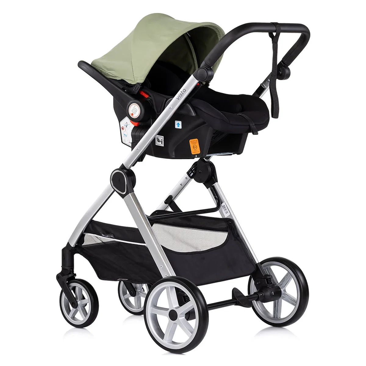 Carucior Chipolino Vista 3 in 1 basil 0 luni [9]