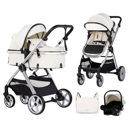 Carucioare 3 in 1 - Carucior Chipolino Vista 3 in 1 biscotta 0 luni