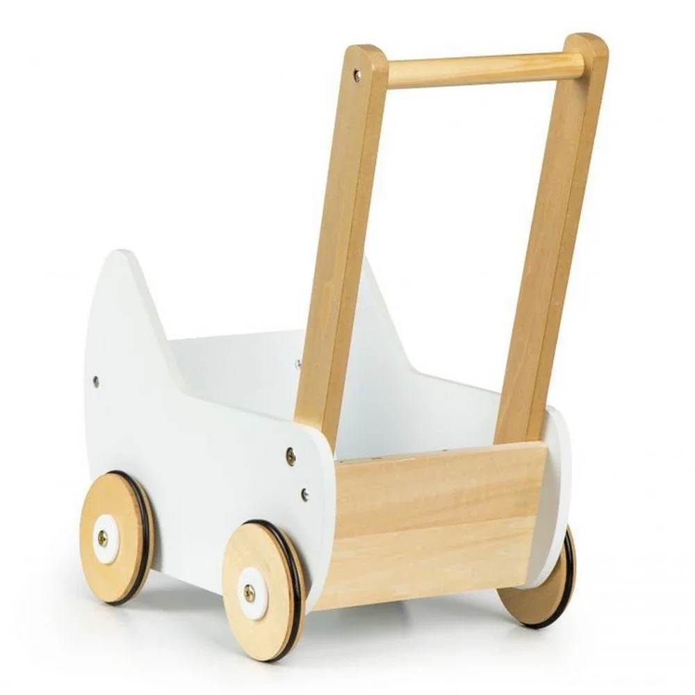 Carucior din lemn pentru papusi Ecotoys 3 ani+ [2]