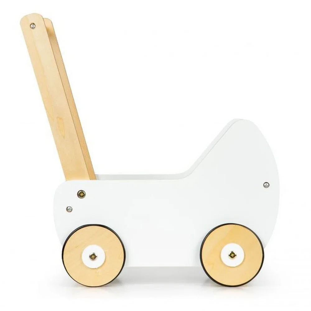 Carucior din lemn pentru papusi Ecotoys 3 ani+ [3]