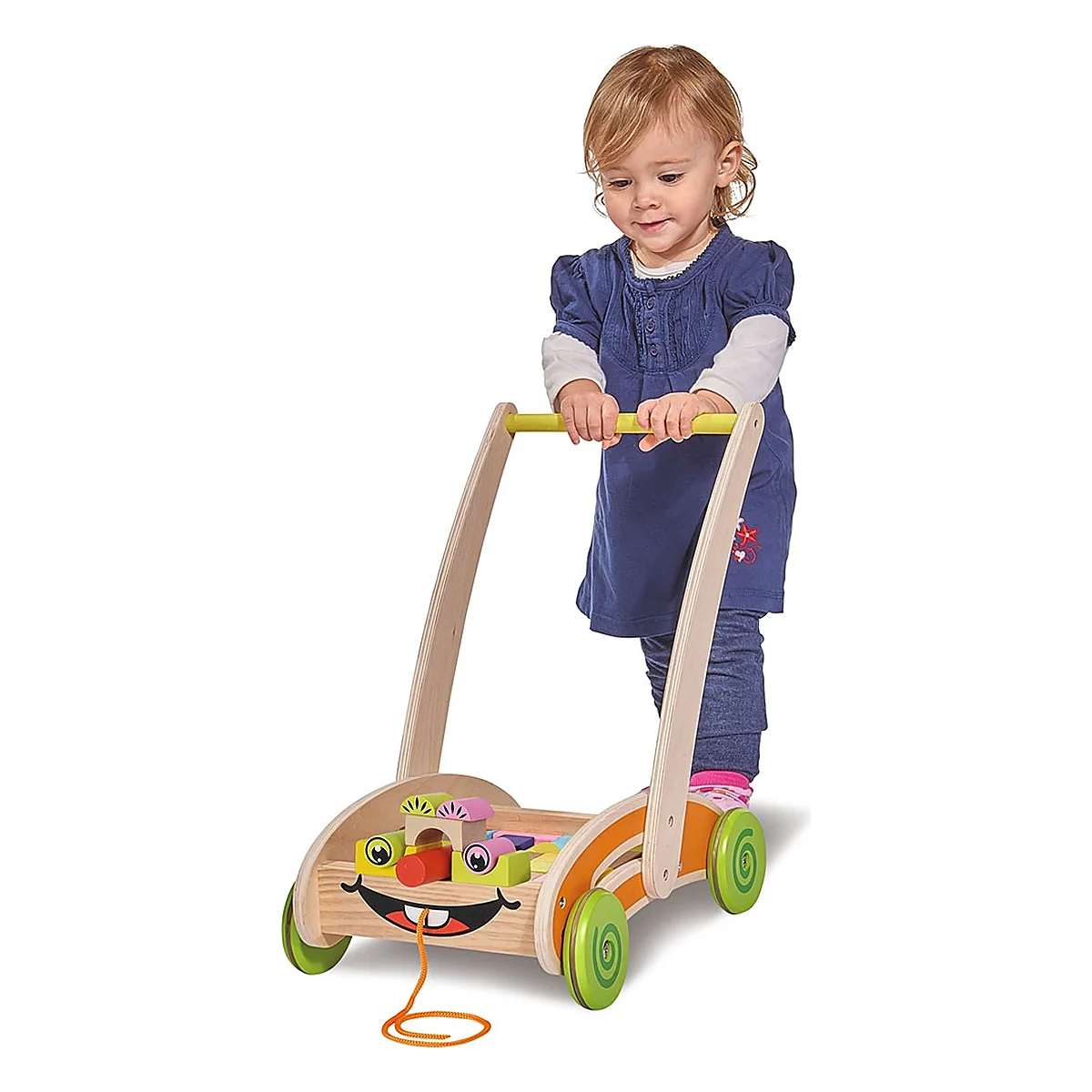 Carucior Eichhorn Activity Walker cu 35 cuburi 1 an + [3]