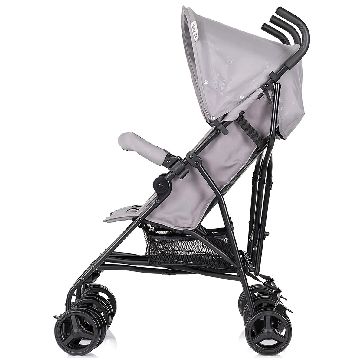 Carucior gemeni Chipolino Double Point, Pliere tip umbrela, Pana la 15 kg pe sezut, Spatare reglabile independente, 6 luni+, Cloud [3]