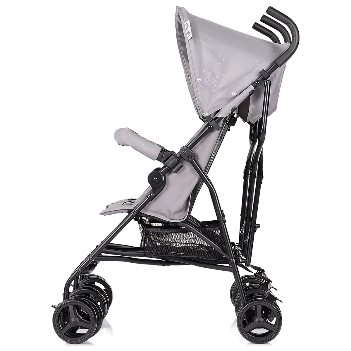 Carucior gemeni Chipolino Double Point, Pliere tip umbrela, Pana la 15 kg pe sezut, Spatare reglabile independente, 6 luni+, Cloud [2]