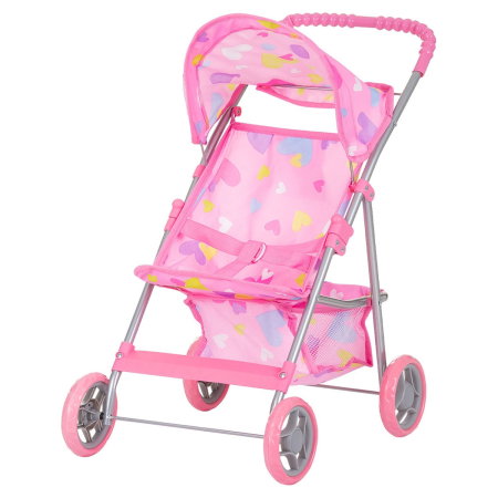 Carucioare papusi - Carucior pentru papusi Chipolino Alice, Hearts 3 ani