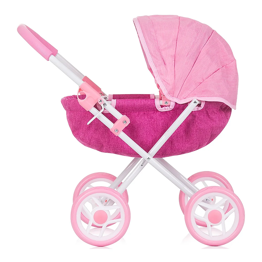 Carucior pentru papusi Chipolino Daisy, Pink linen 3 ani [1]