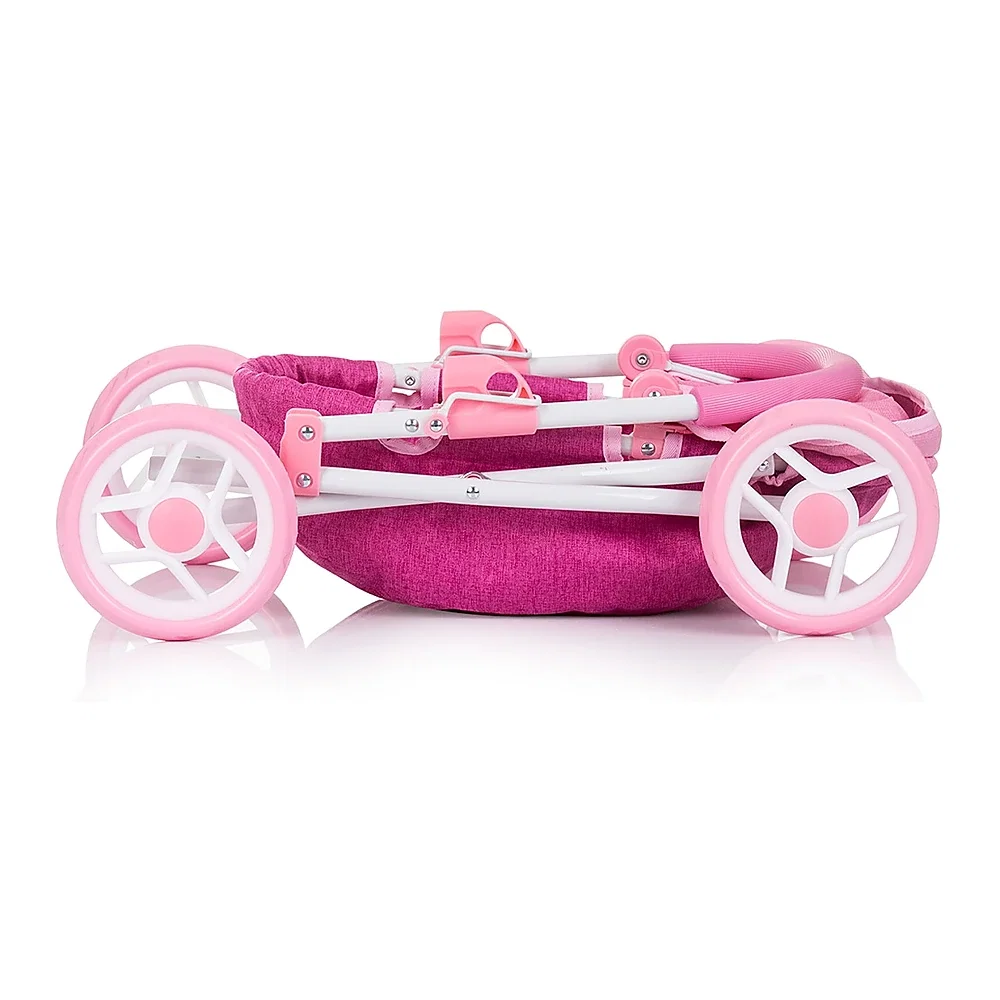 Carucior pentru papusi Chipolino Daisy, Pink linen 3 ani [2]