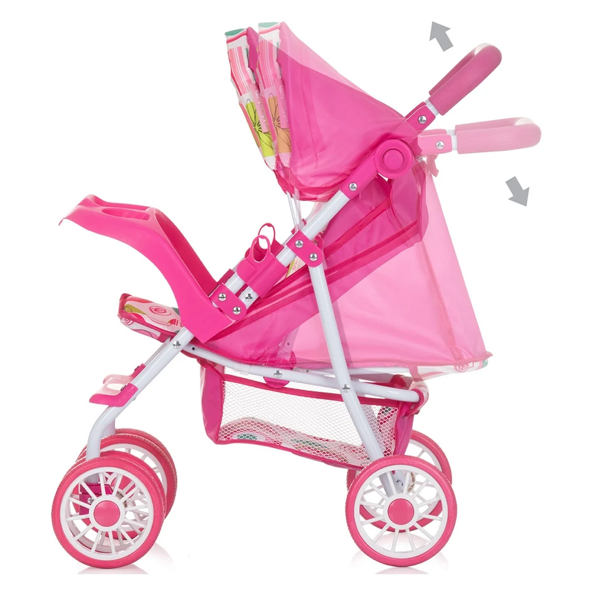 Carucior pentru papusi Chipolino Dolly multicolor [2]