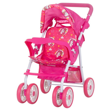 Carucioare papusi - Carucior pentru papusi Chipolino Dolly unicorns 3 ani