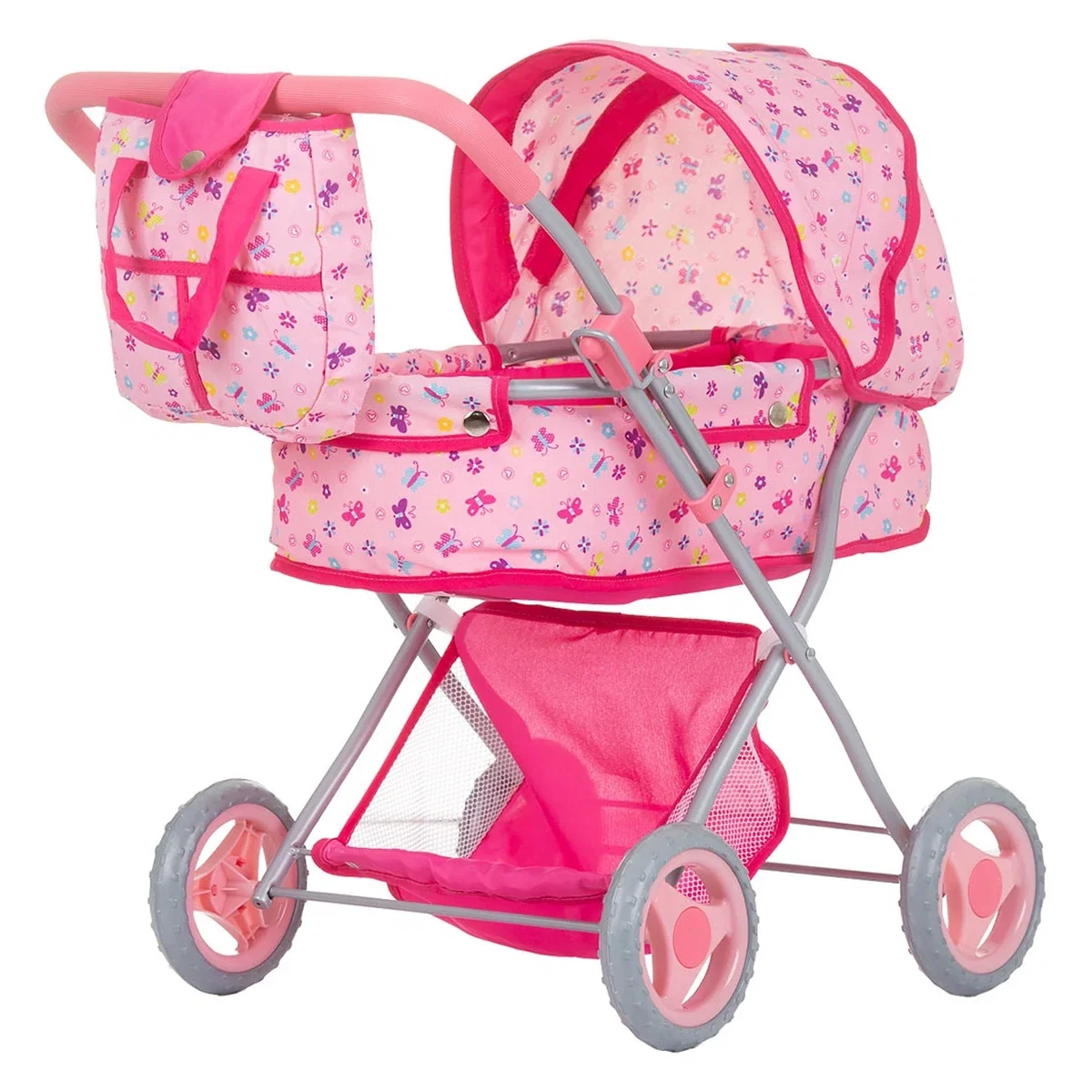 Carucioare papusi - Carucior pentru papusi Chipolino Dora butterflies 3 ani+