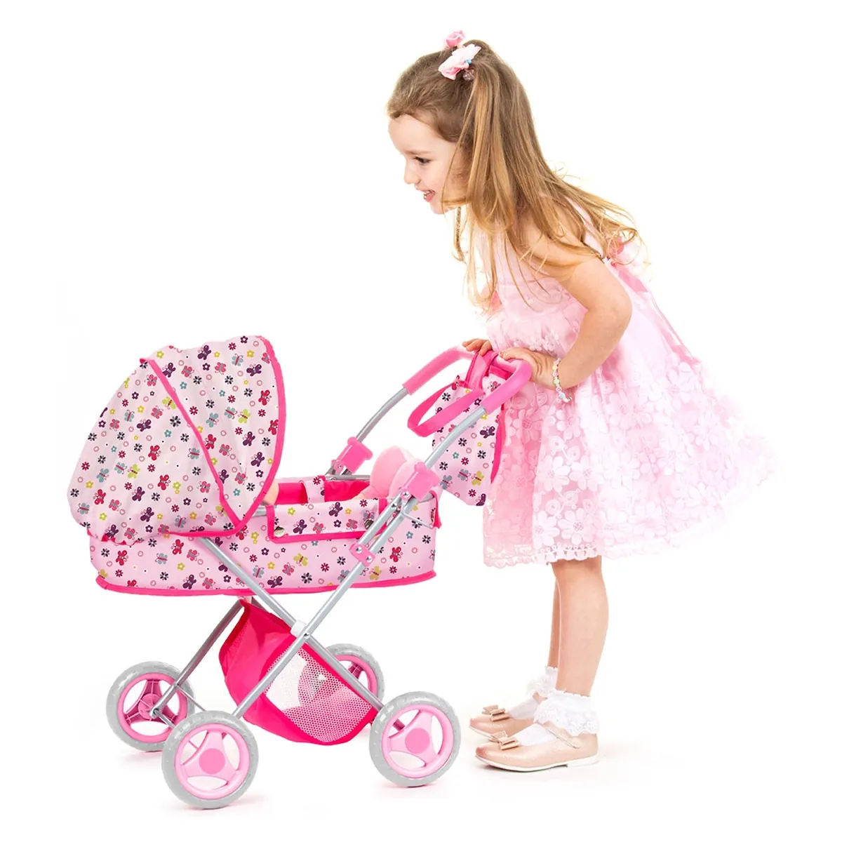 Carucior pentru papusi Chipolino Dora butterflies 3 ani+ [4]