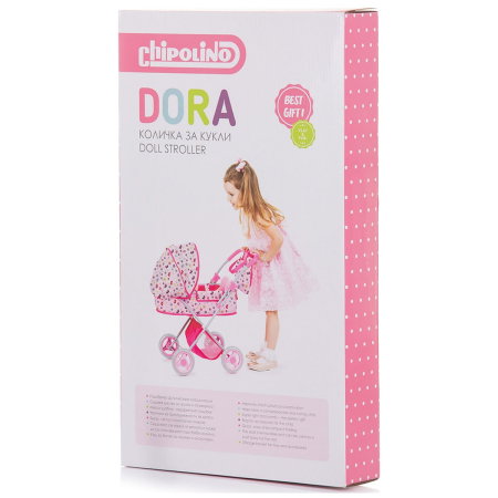 Carucior pentru papusi Chipolino Dora hearts 3 ani [4]