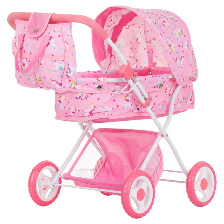 Carucioare papusi - Carucior pentru papusi Chipolino Dora unicorn 3 ani