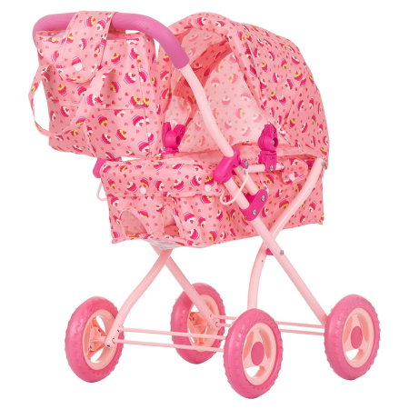 Carucioare papusi - Carucior pentru papusi Chipolino Emily cupcakes 3 ani
