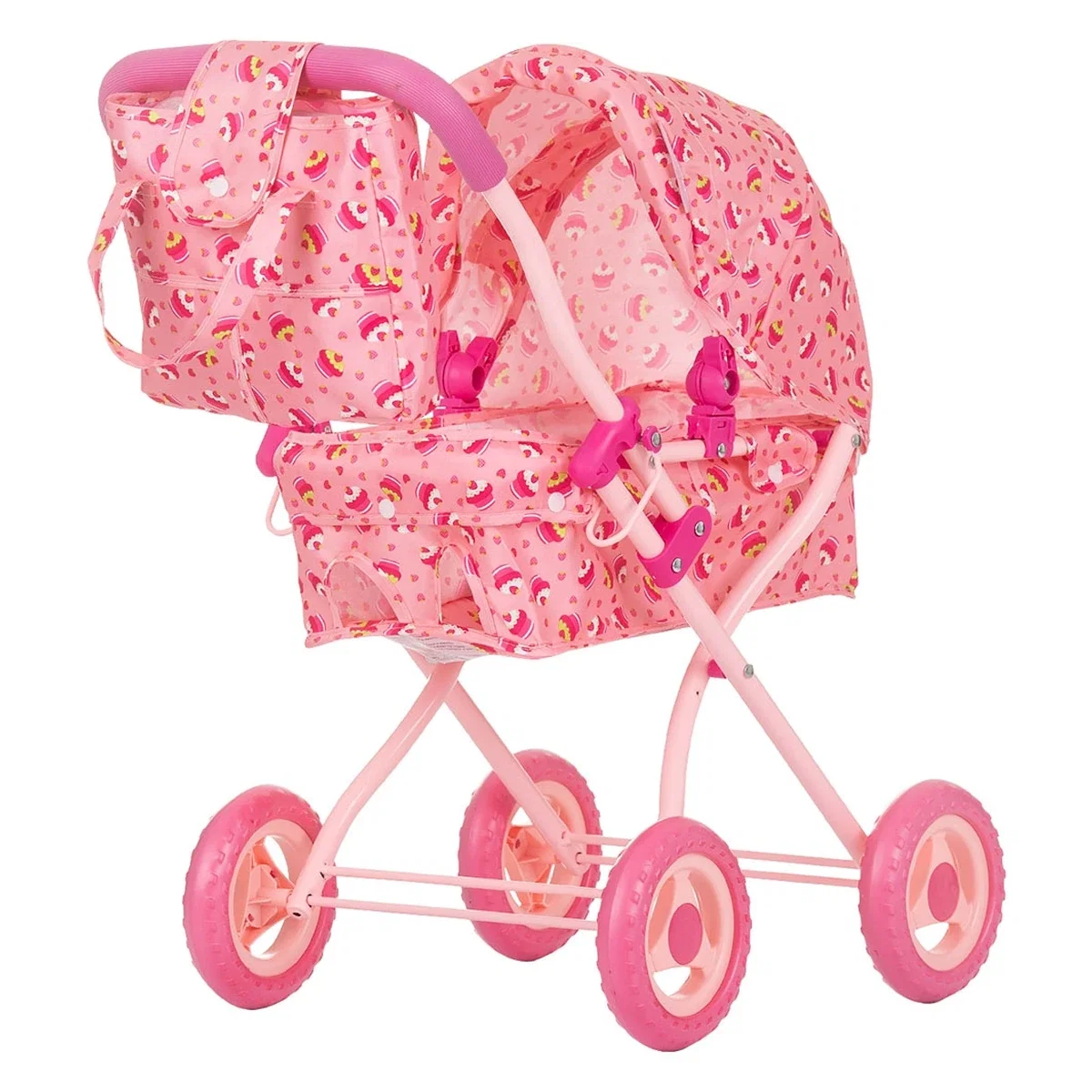 Carucioare papusi - Carucior pentru papusi Chipolino Emily cupcakes 3 ani