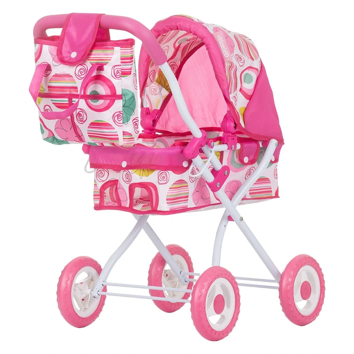 Papusi - Carucior pentru papusi Chipolino Emily multicolor 3 ani