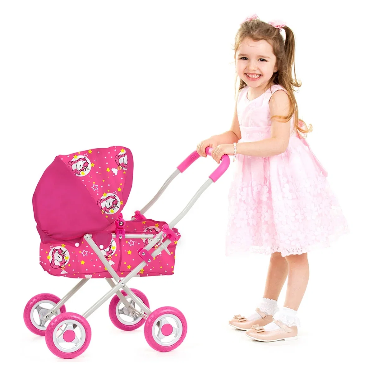Carucior pentru papusi Chipolino Emily unicorns 3 ani [3]