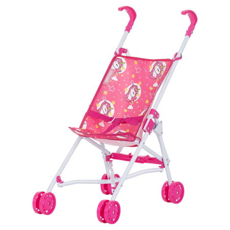 Carucioare papusi - Carucior pentru papusi Chipolino Lily, Unicorns 3 ani