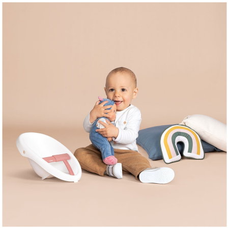 Carucior pentru papusi Smoby Baby Walker 3 in 1 cu papusa 1 an + [4]