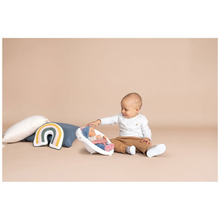 Carucior pentru papusi Smoby Baby Walker 3 in 1 cu papusa 1 an + [8]