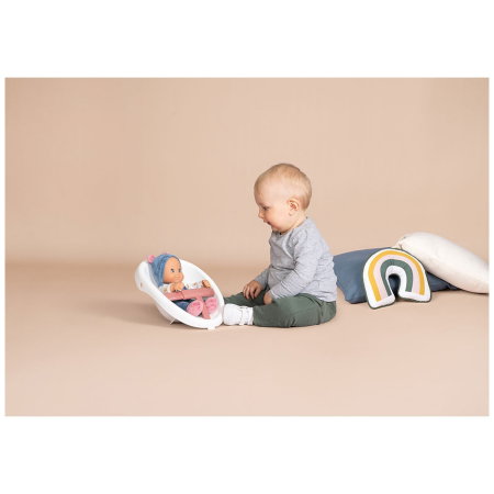 Carucior pentru papusi Smoby Baby Walker 3 in 1 cu papusa 1 an + [7]