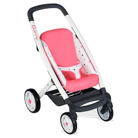 Carucior pentru papusi Smoby Quinny Combi 3 in 1 roz 3 ani [1]