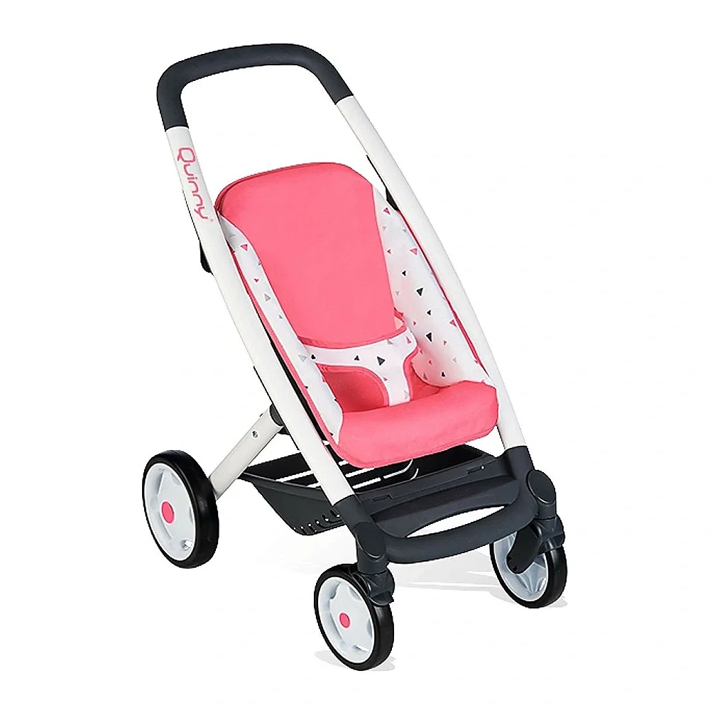 Carucior pentru papusi Smoby Quinny Combi 3 in 1 roz 3 ani [1]