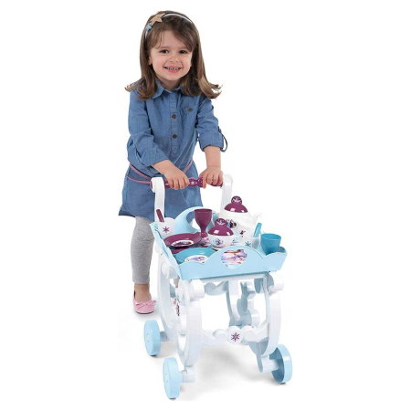 Carucior servire ceai Smoby Frozen 2 XL cu 17 accesorii 3 ani + [3]
