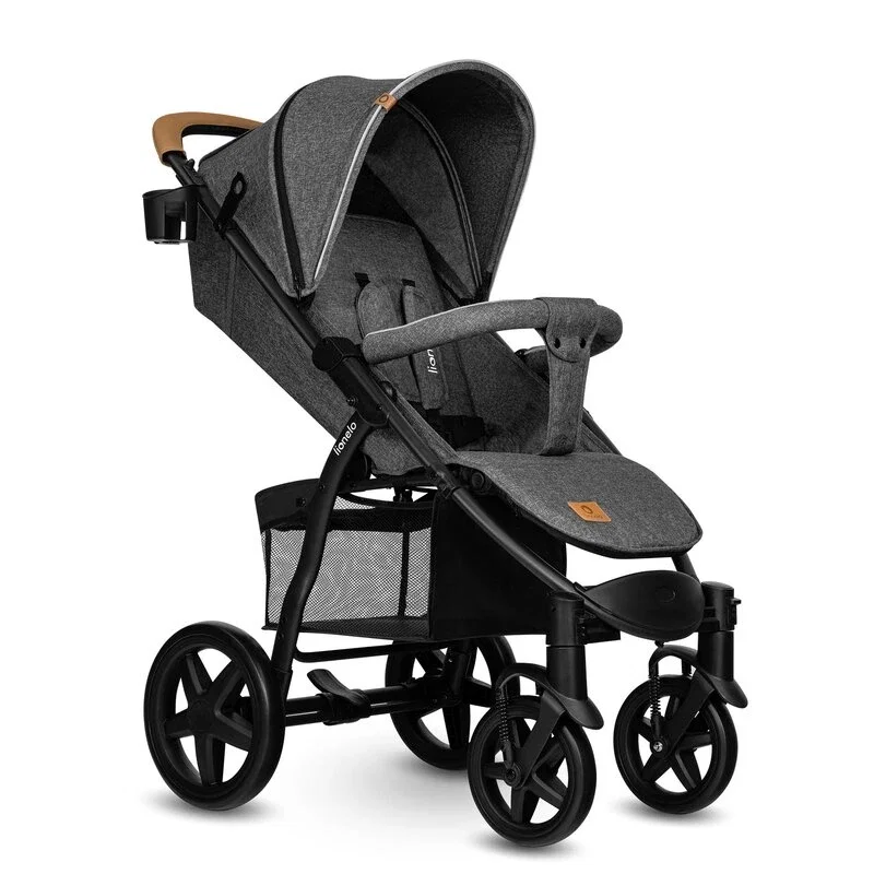 Carucioare sport - Lionelo - Carucior sport Annet Plus, De la nastere, Cu accesorii si capotina XXL reglabila, 0 - 22 Kg, Conform cu
