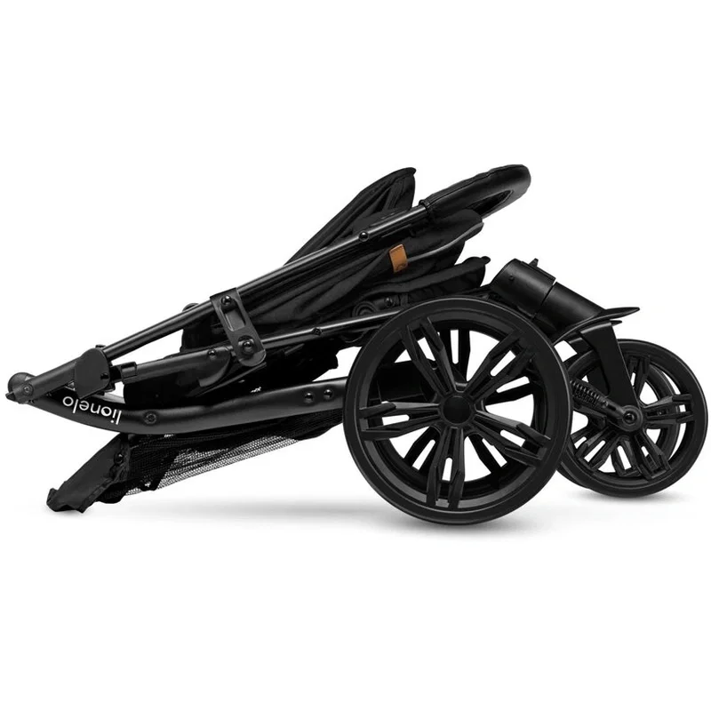 Carucior sport Annet Plus, De la nastere, Cu accesorii si capotina XXL reglabila, 0 - 22 Kg, Negru Lionelo [18]