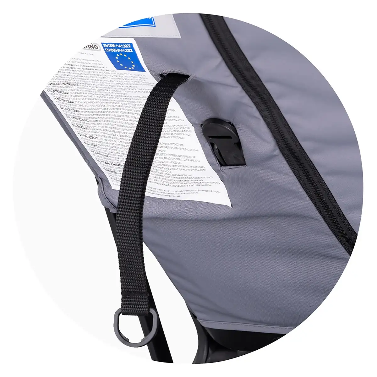 Carucior sport Chipolino Diamond, Cloud grey 4 ani [8]